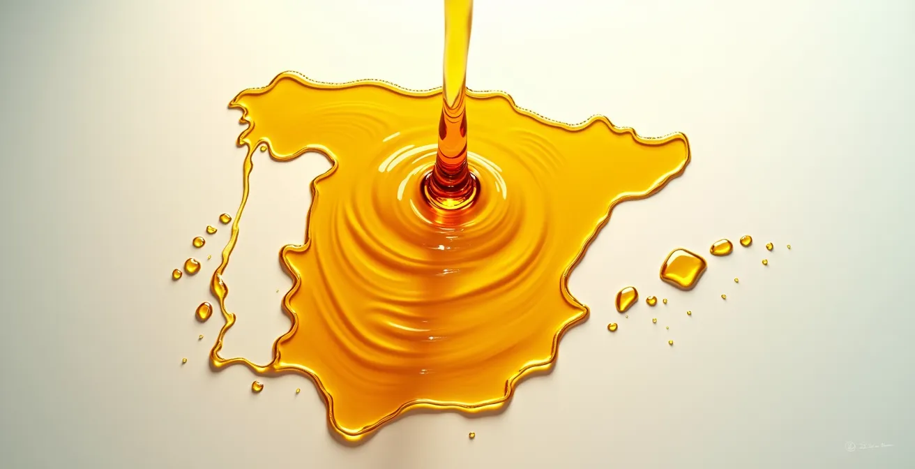 Mapa térmico de España mostrando zonas de viscosidad recomendada para aceite de moto en verano.